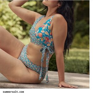 Summersalt X Diane Von Furstenberg The Ruched High‎ Rise High Leg Bottom